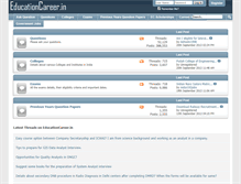 Tablet Screenshot of educationcareer.in